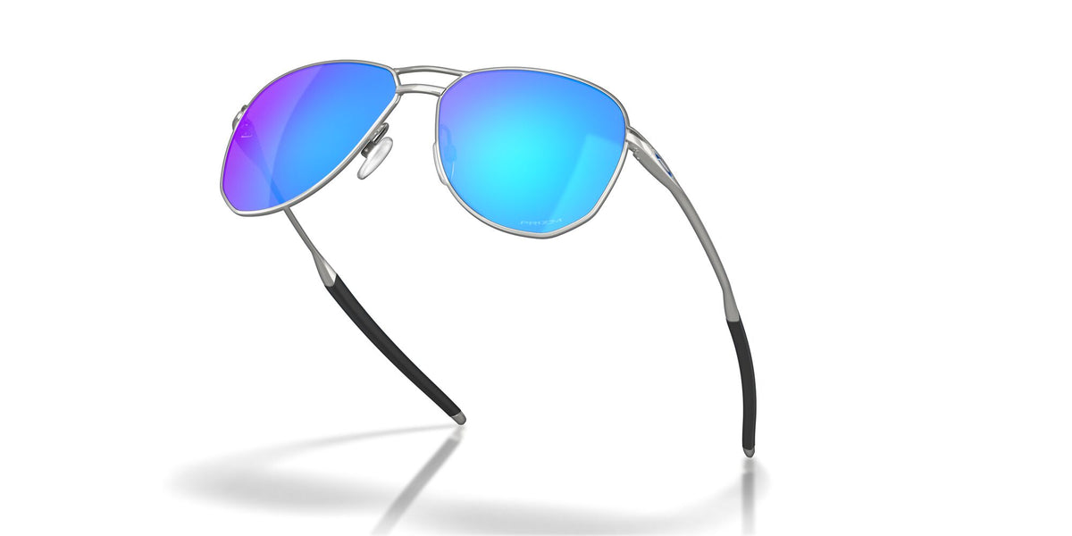 Oakley Contrail 0OO4147 414703 57 Satin Chrome / Prizm Sapphire 57 / Plastic / Metal