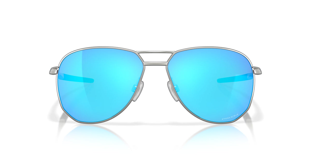 Oakley Contrail 0OO4147 414703 57 Satin Chrome / Prizm Sapphire 57 / Plastic / Metal