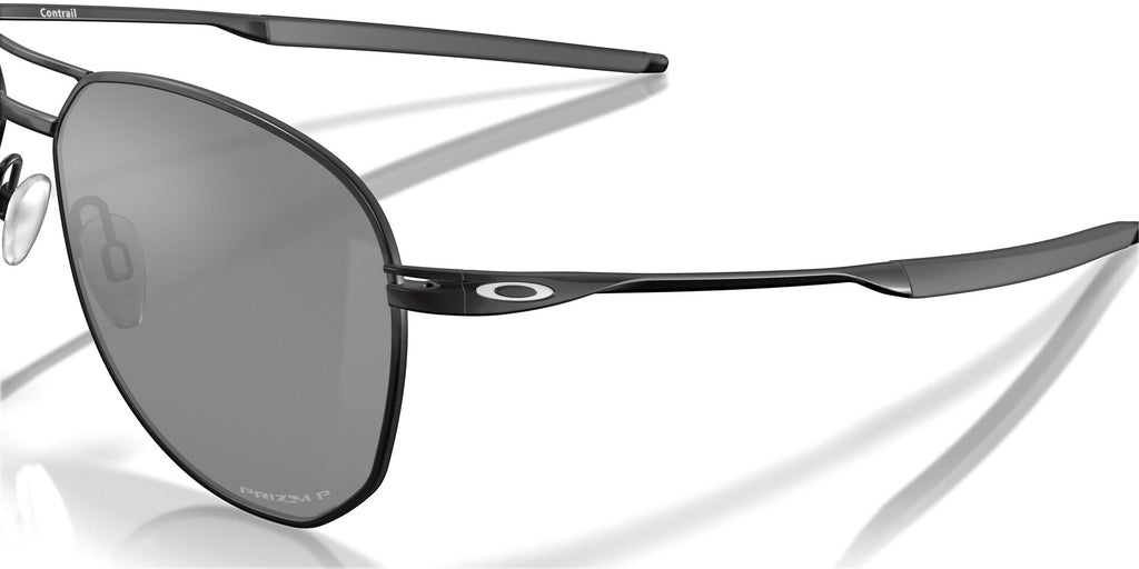 Oakley Contrail 0OO4147 414704 57 Matte Black / Prizm Black Polarized 57 / Plastic / Metal