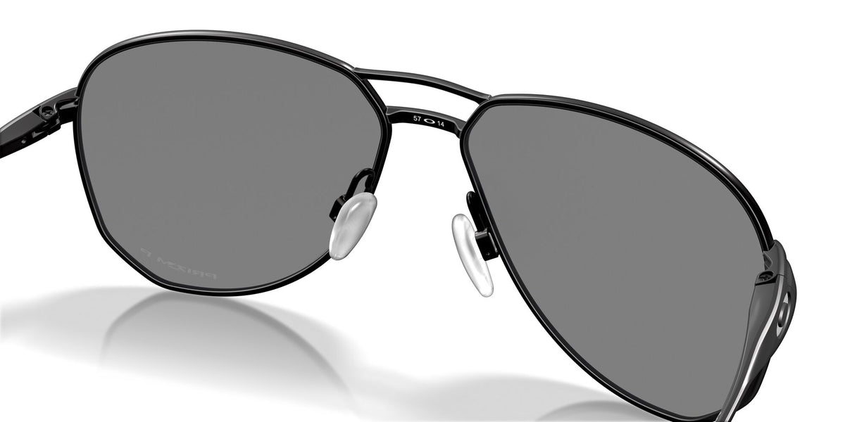 Oakley Contrail 0OO4147 414704 57 Matte Black / Prizm Black Polarized 57 / Plastic / Metal