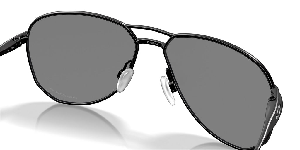 Oakley Contrail 0OO4147 414704 57 Matte Black / Prizm Black Polarized 57 / Plastic / Metal