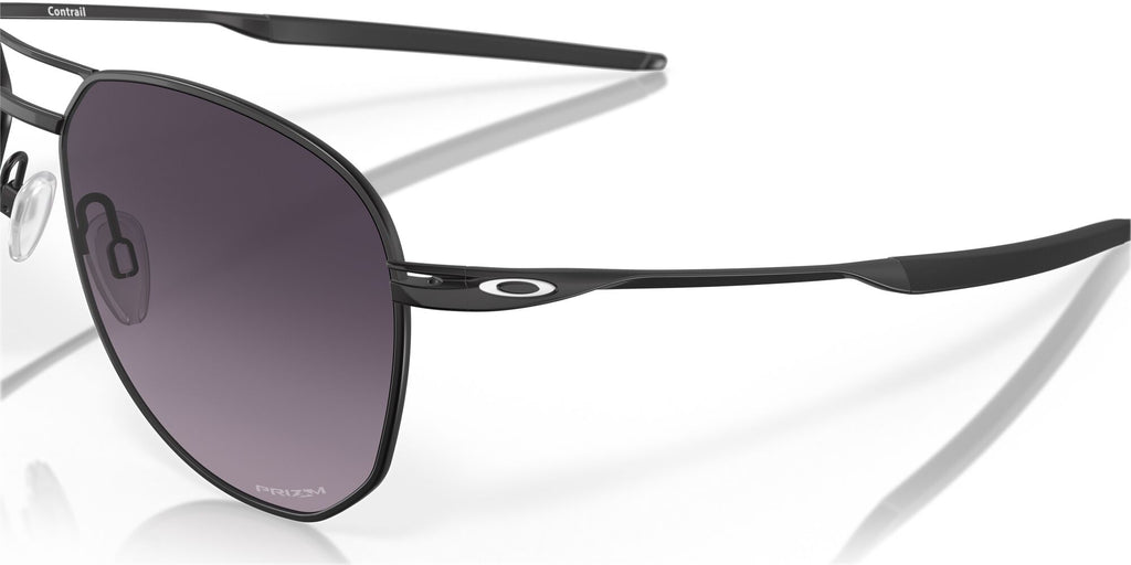 OO 4147 Oakley Contrail Satin Black / Prizm Grey Gradient 57 57 / Plastic / Metal