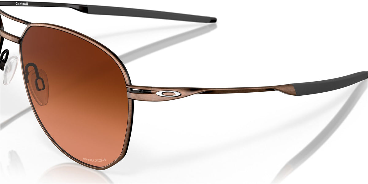 OO 4147 Oakley Contrail Satin Toast / Prizm Brown Gradient 57 57 / Plastic / Metal