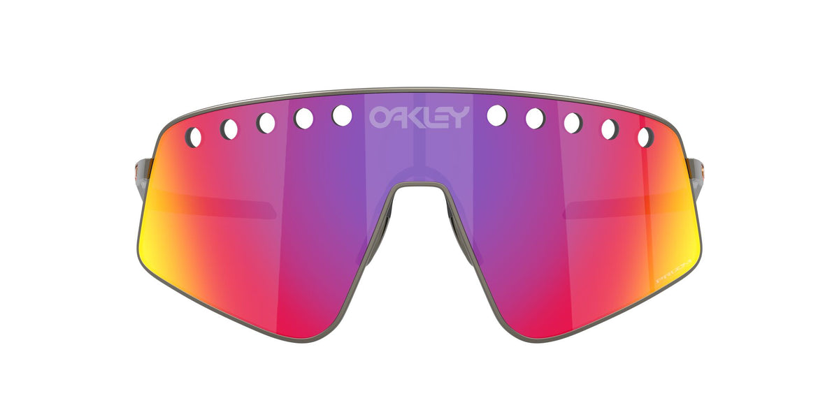 Oakley Sutro Ti Sweep 0OO6025 602503 38 Matte Gunmetal/ Prizm Road
