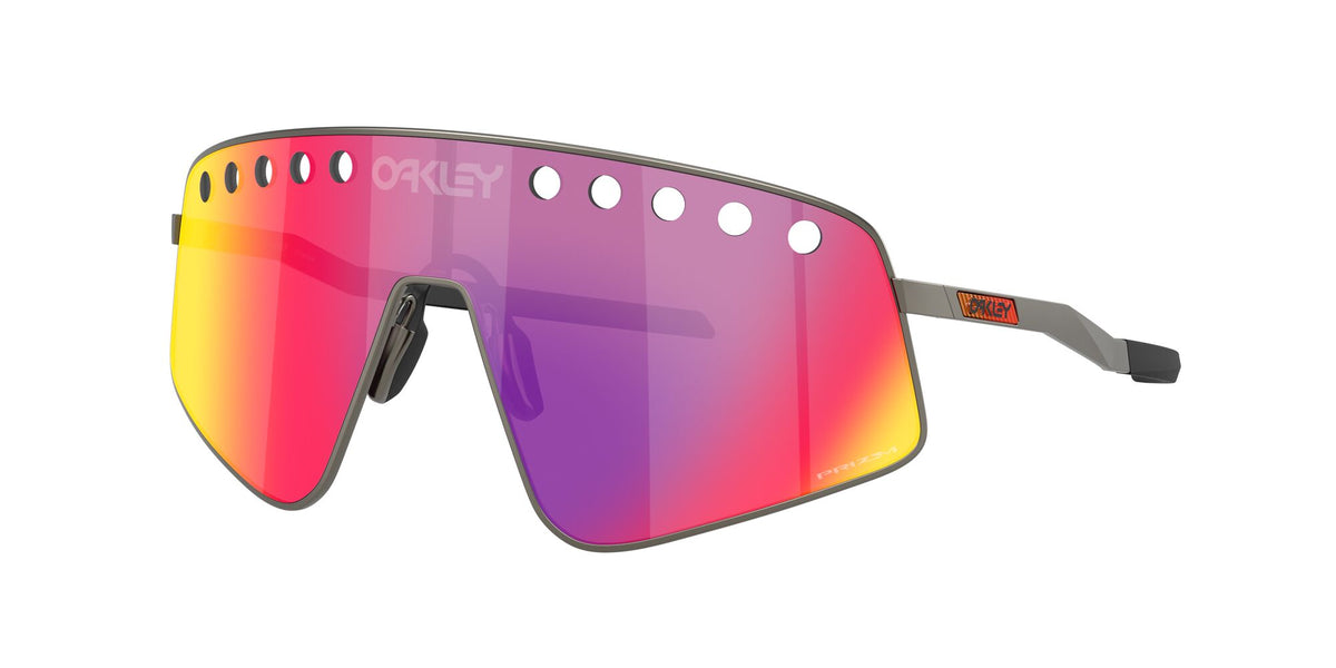 Oakley Sutro Ti Sweep 0OO6025 602503 38 Matte Gunmetal/ Prizm Road
