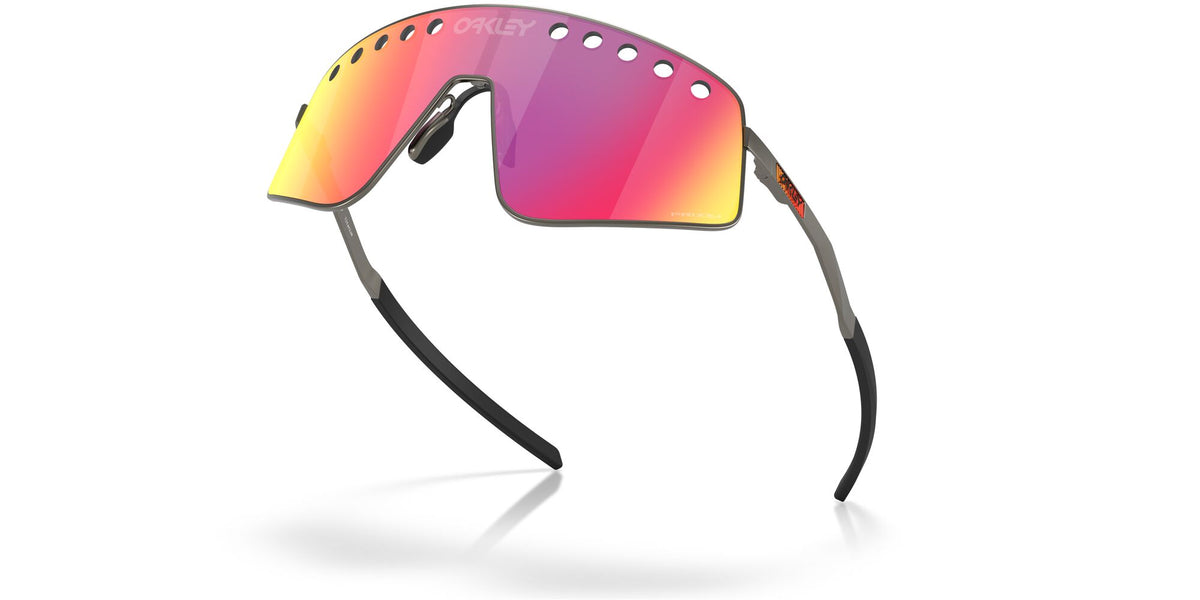 Oakley Sutro Ti Sweep 0OO6025 602503 38 Matte Gunmetal/ Prizm Road