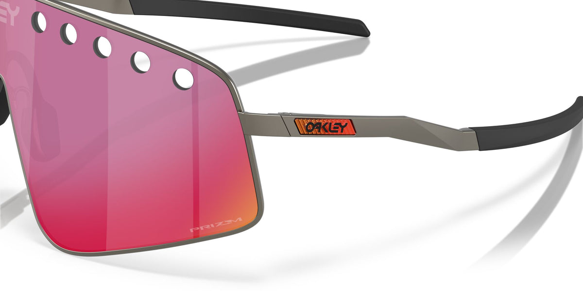 Oakley Sutro Ti Sweep 0OO6025 602503 38 Matte Gunmetal/ Prizm Road