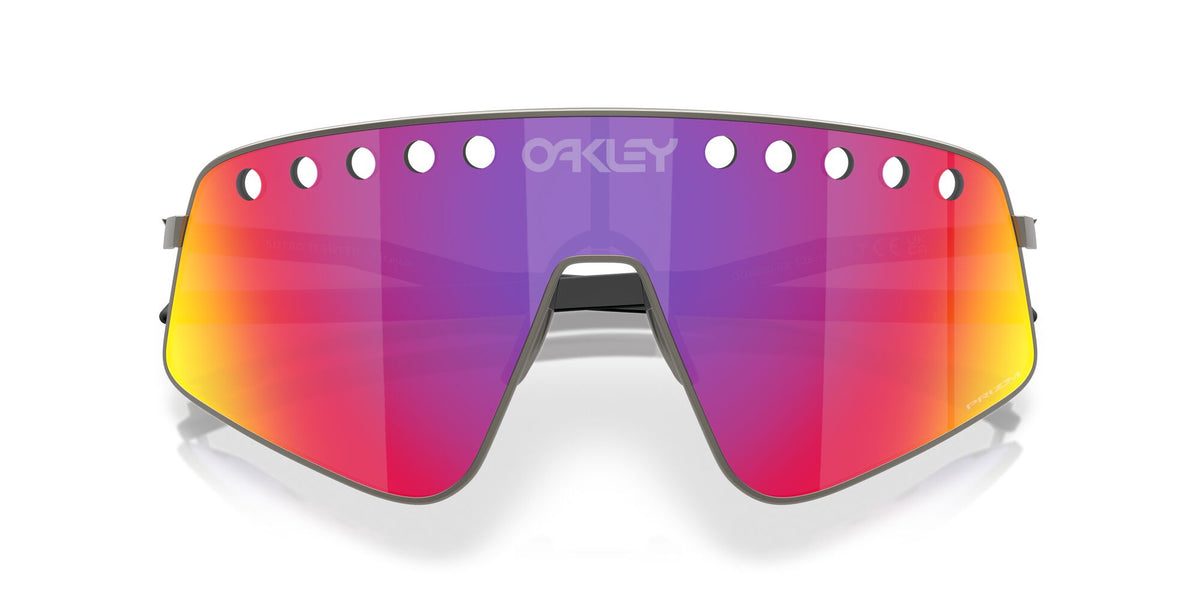 Oakley Sutro Ti Sweep 0OO6025 602503 38 Matte Gunmetal/ Prizm Road