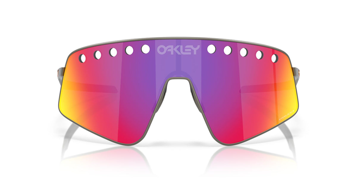 Oakley Sutro Ti Sweep 0OO6025 602503 38 Matte Gunmetal/ Prizm Road