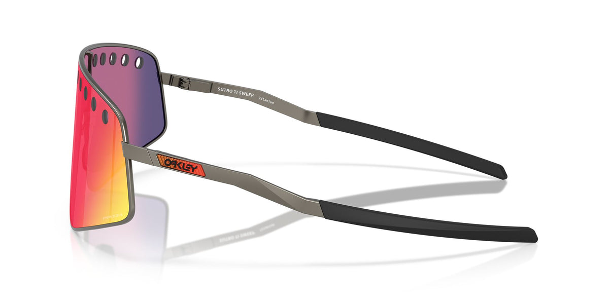 Oakley Sutro Ti Sweep 0OO6025 602503 38 Matte Gunmetal/ Prizm Road