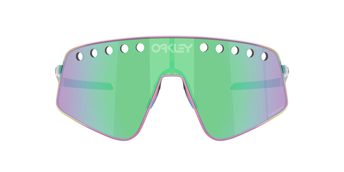 Oakley Sutro Ti Sweep 0OO6025 602505 38 Polished Oil Slick/ Prizm Road Jade