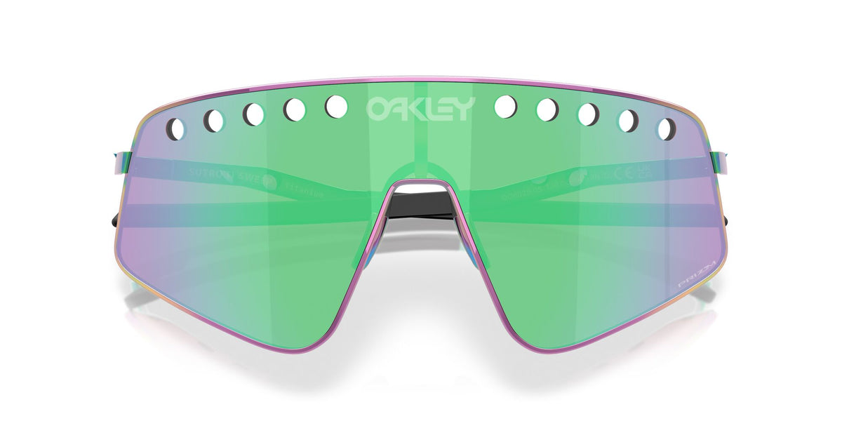 Oakley Sutro Ti Sweep 0OO6025 602505 38 Polished Oil Slick/ Prizm Road Jade