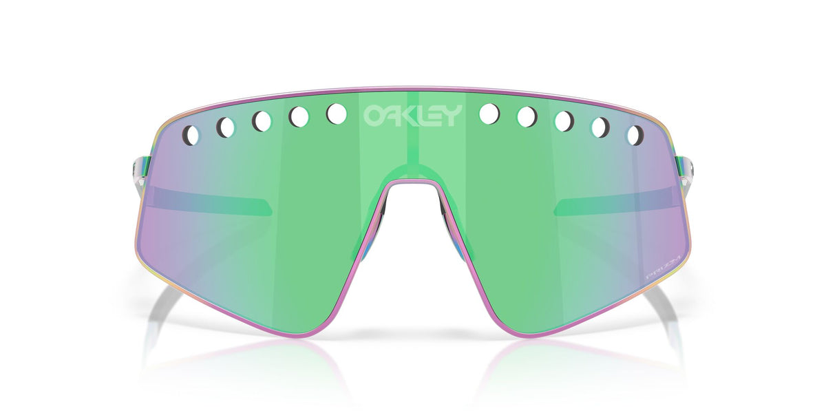 Oakley Sutro Ti Sweep 0OO6025 602505 38 Polished Oil Slick/ Prizm Road Jade