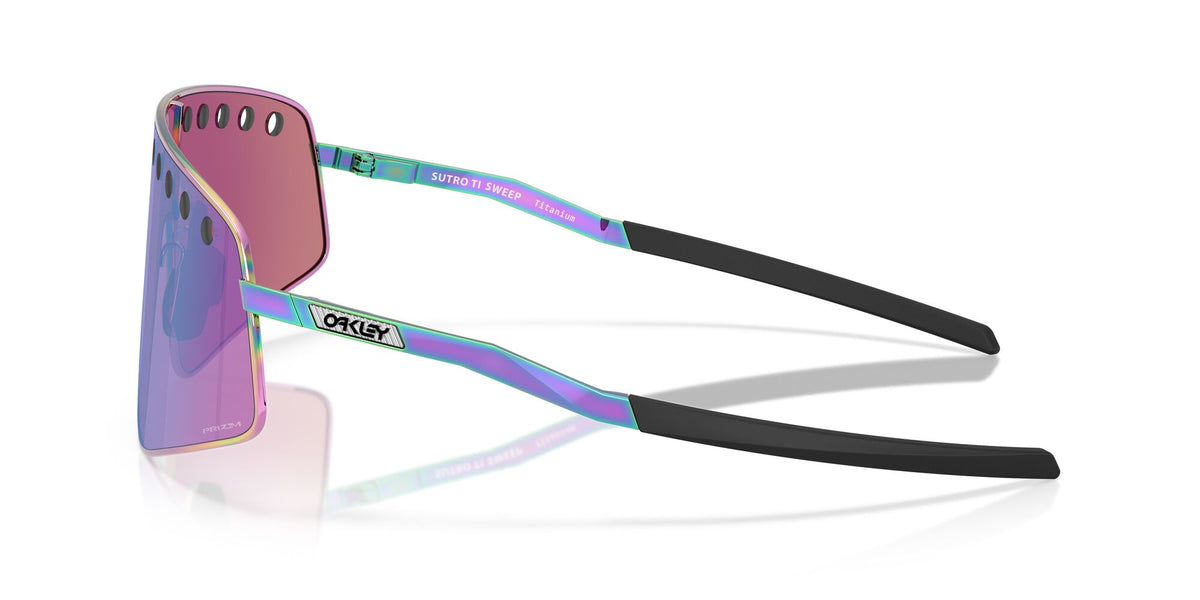 Oakley Sutro Ti Sweep 0OO6025 602505 38 Polished Oil Slick/ Prizm Road Jade