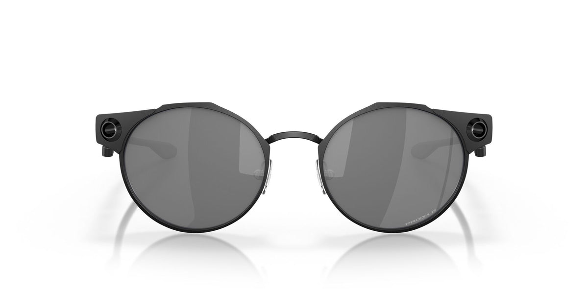 Oakley Deadbolt 0OO6046 604603 50 Satin Black / Prizm Black Polarized 50 / Plastic / Titanium