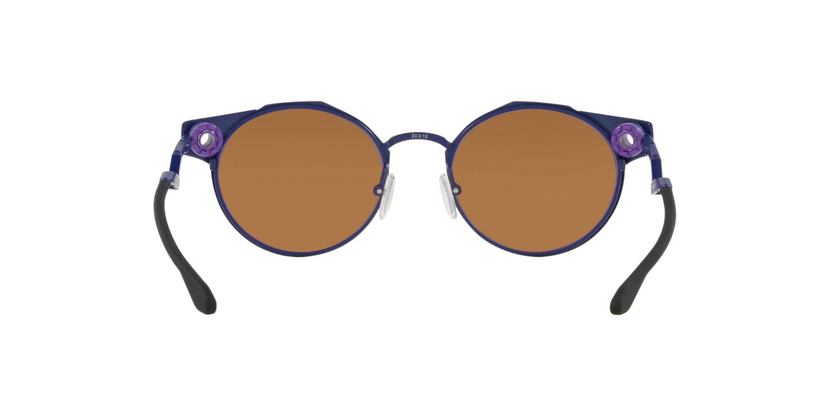 OO 6046 Oakley Deadbolt Matte Navy / Prizm Violet 50 50 / Plastic / Titanium