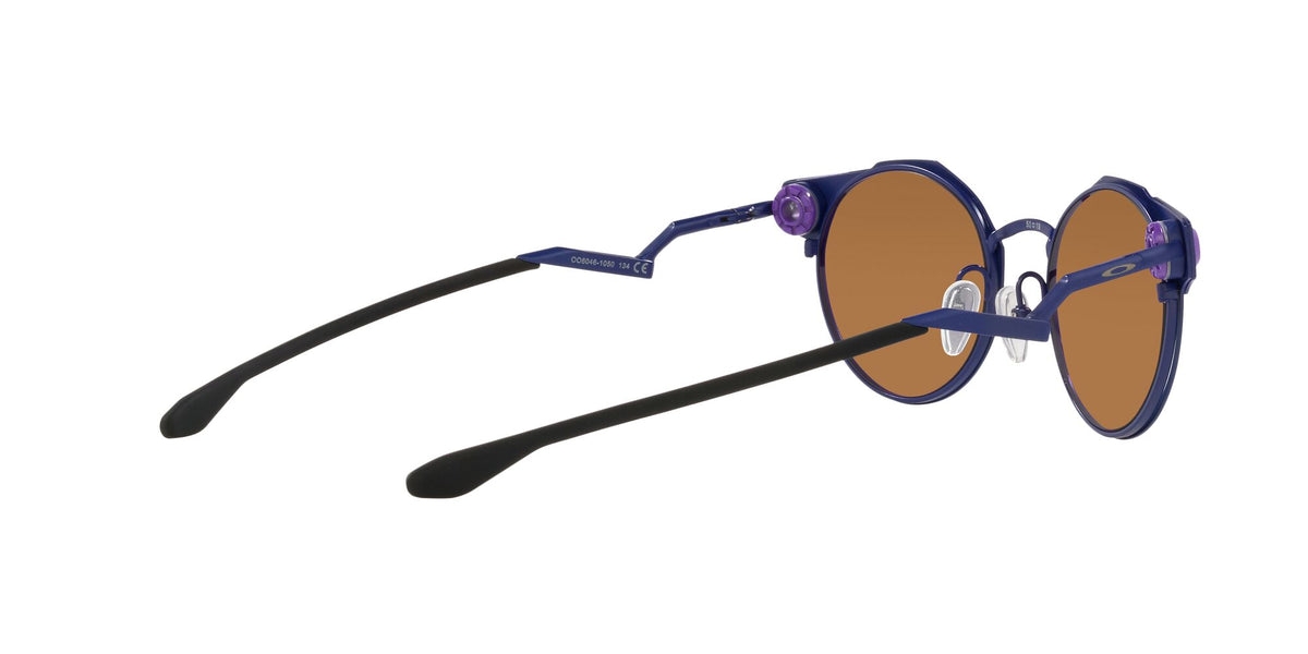 OO 6046 Oakley Deadbolt Matte Navy / Prizm Violet 50 50 / Plastic / Titanium
