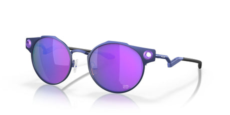 OO 6046 Oakley Deadbolt Matte Navy / Prizm Violet 50 50 / Plastic / Titanium