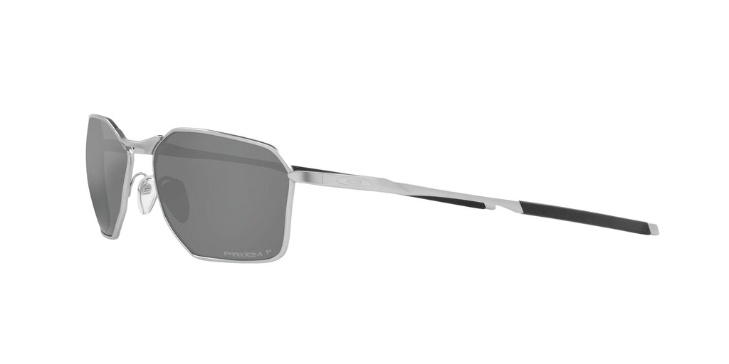 OO 6047 Oakley Savitar Satin Chrome / Prizm Black Polarised 58 58