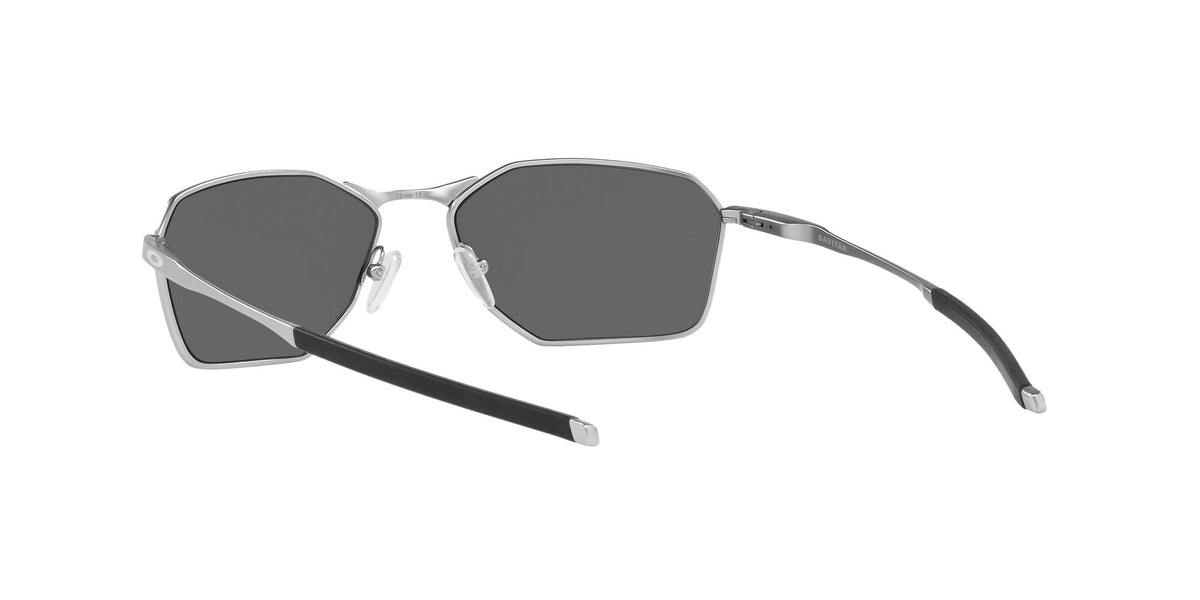 OO 6047 Oakley Savitar Satin Chrome / Prizm Black Polarised 58 58