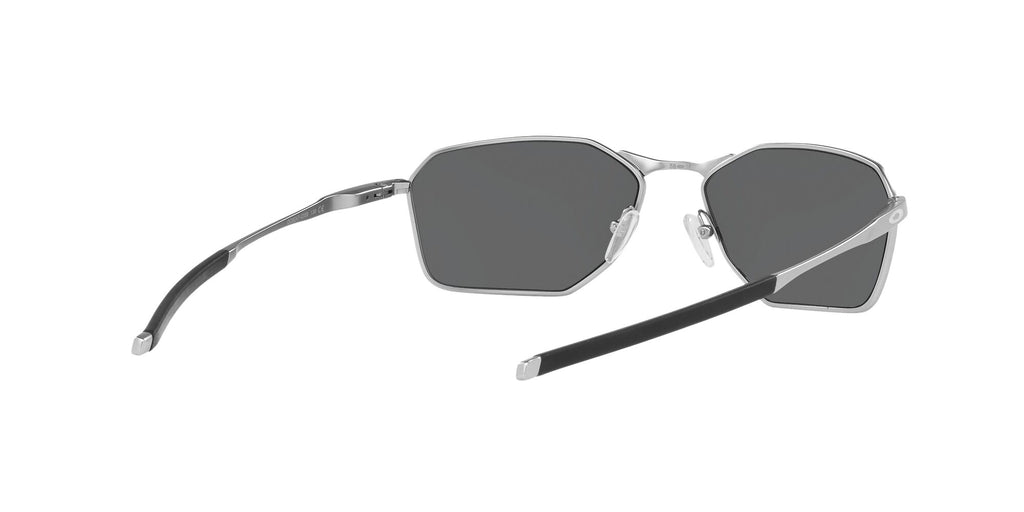 OO 6047 Oakley Savitar Satin Chrome / Prizm Black Polarised 58 58