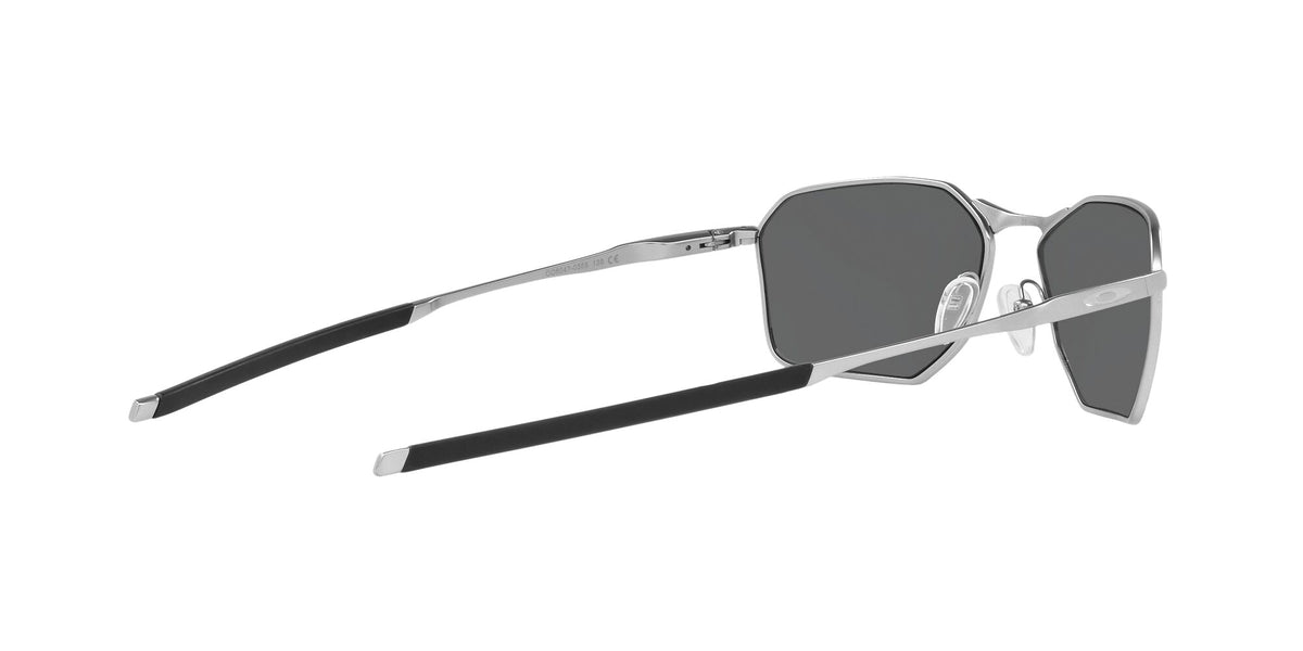 OO 6047 Oakley Savitar Satin Chrome / Prizm Black Polarised 58 58