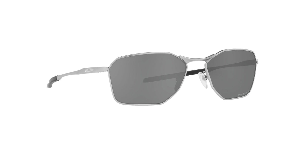 OO 6047 Oakley Savitar Satin Chrome / Prizm Black Polarised 58 58