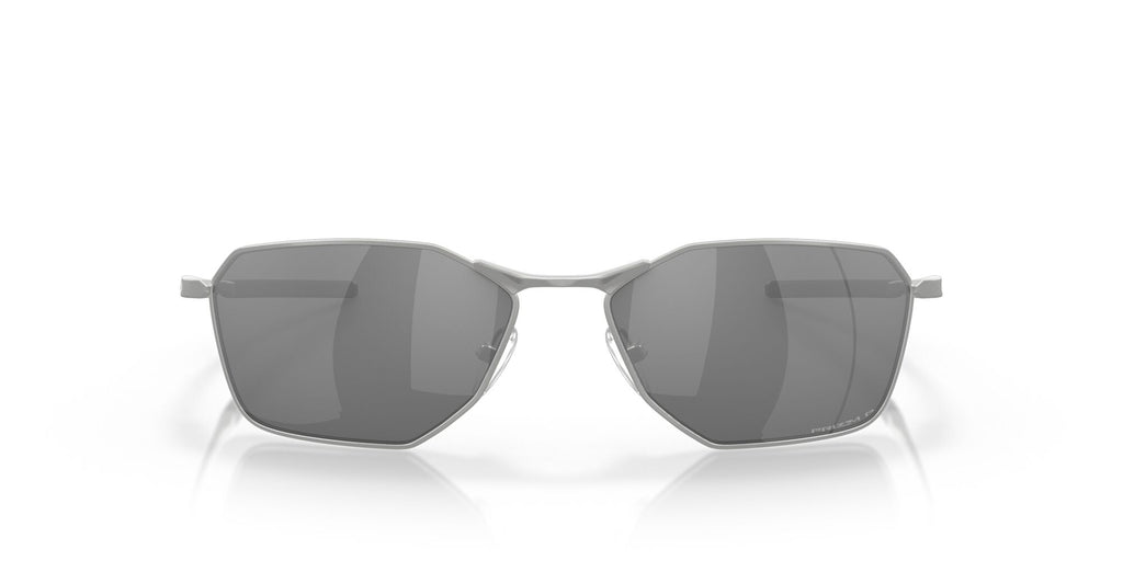 OO 6047 Oakley Savitar Satin Chrome / Prizm Black Polarised 58 58