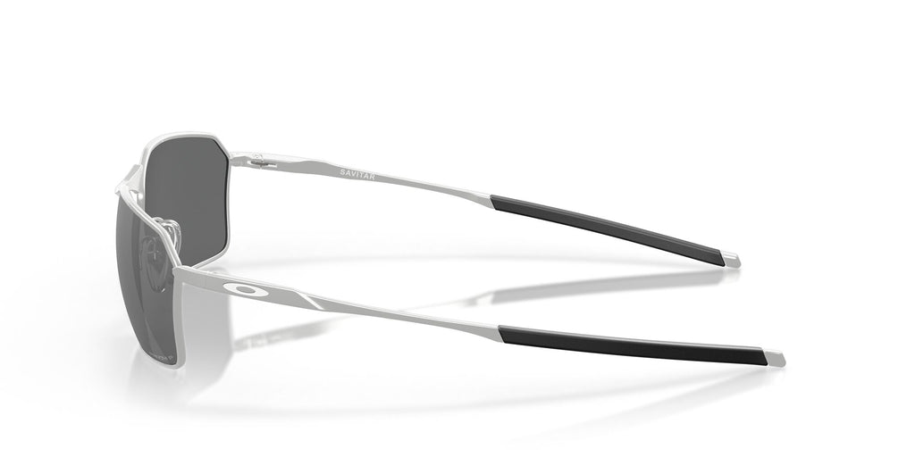 OO 6047 Oakley Savitar Satin Chrome / Prizm Black Polarised 58 58