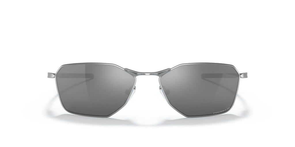 OO 6047 Oakley Savitar Satin Chrome / Prizm Black Polarised 58 58