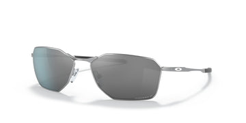 OO 6047 Oakley Savitar Satin Chrome / Prizm Black Polarised 58 58