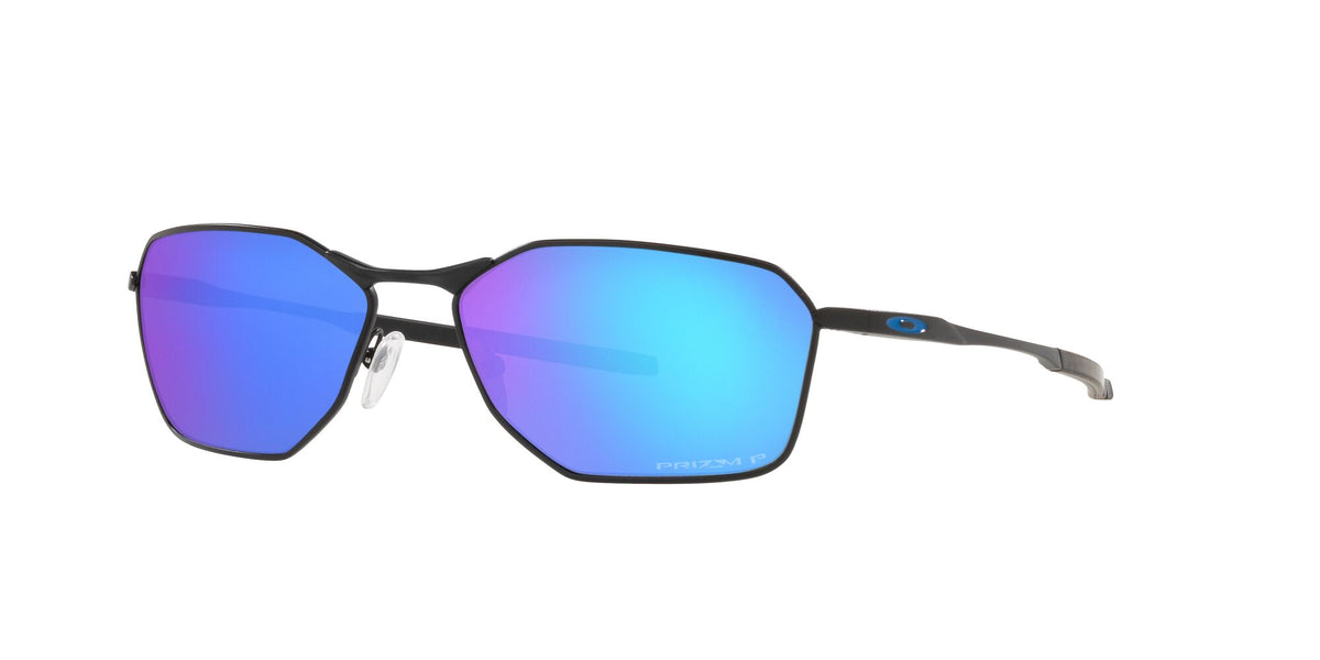 OO 6047 Oakley Savitar Satin Black / Prizm Sapphire Polarised 58 58