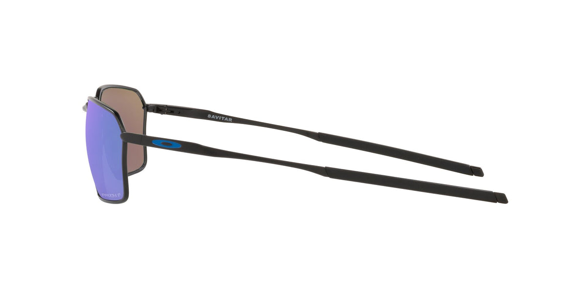 OO 6047 Oakley Savitar Satin Black / Prizm Sapphire Polarised 58 58