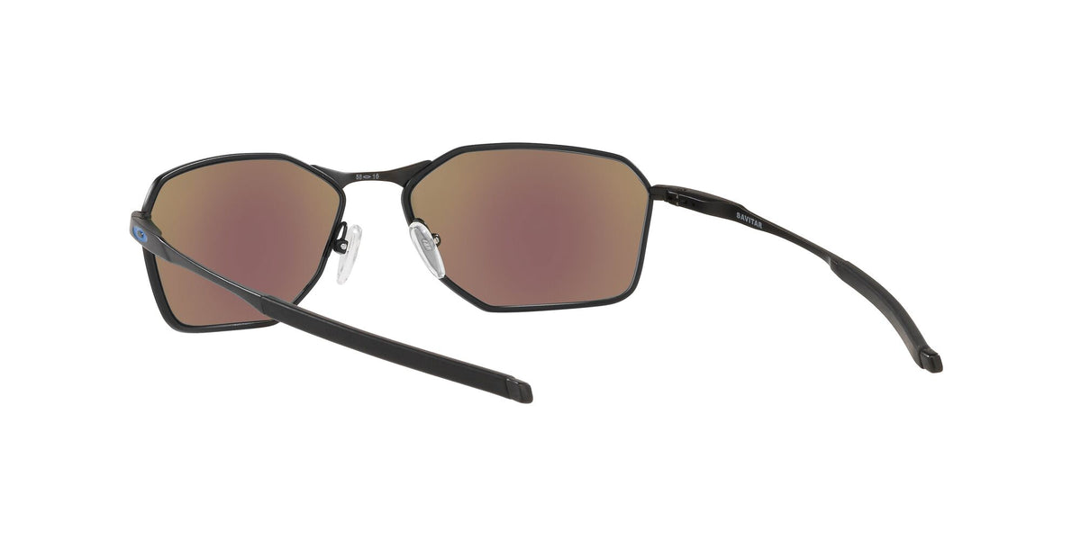 OO 6047 Oakley Savitar Satin Black / Prizm Sapphire Polarised 58 58