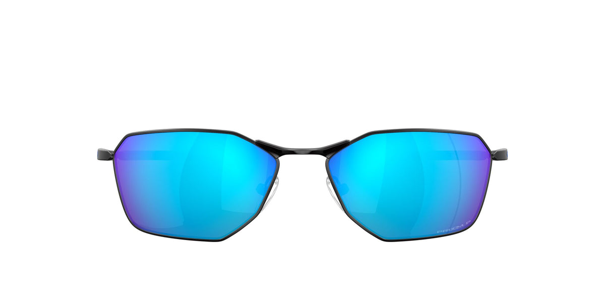 OO 6047 Oakley Savitar Satin Black / Prizm Sapphire Polarised 58 58
