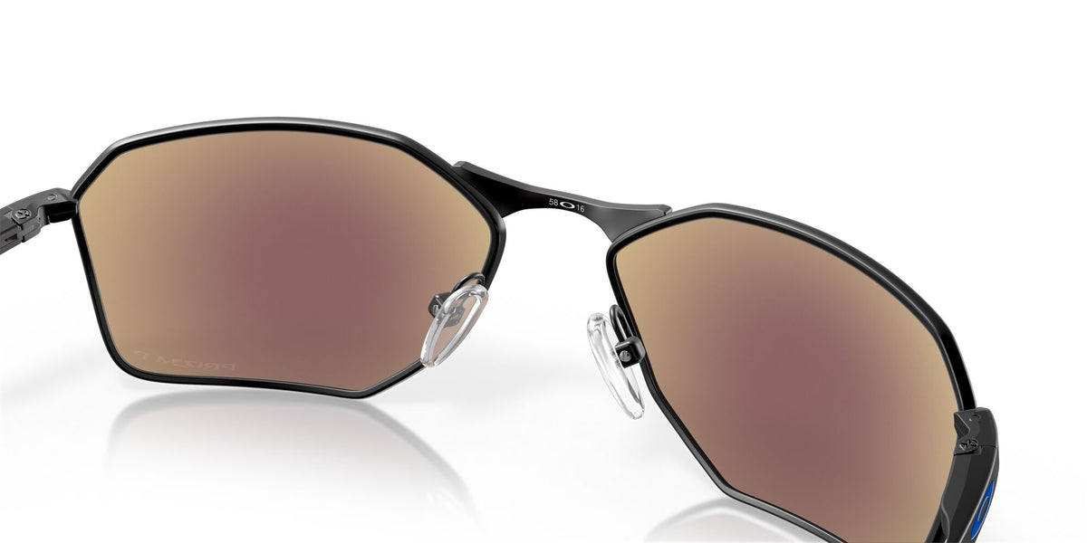 OO 6047 Oakley Savitar Satin Black / Prizm Sapphire Polarised 58 58