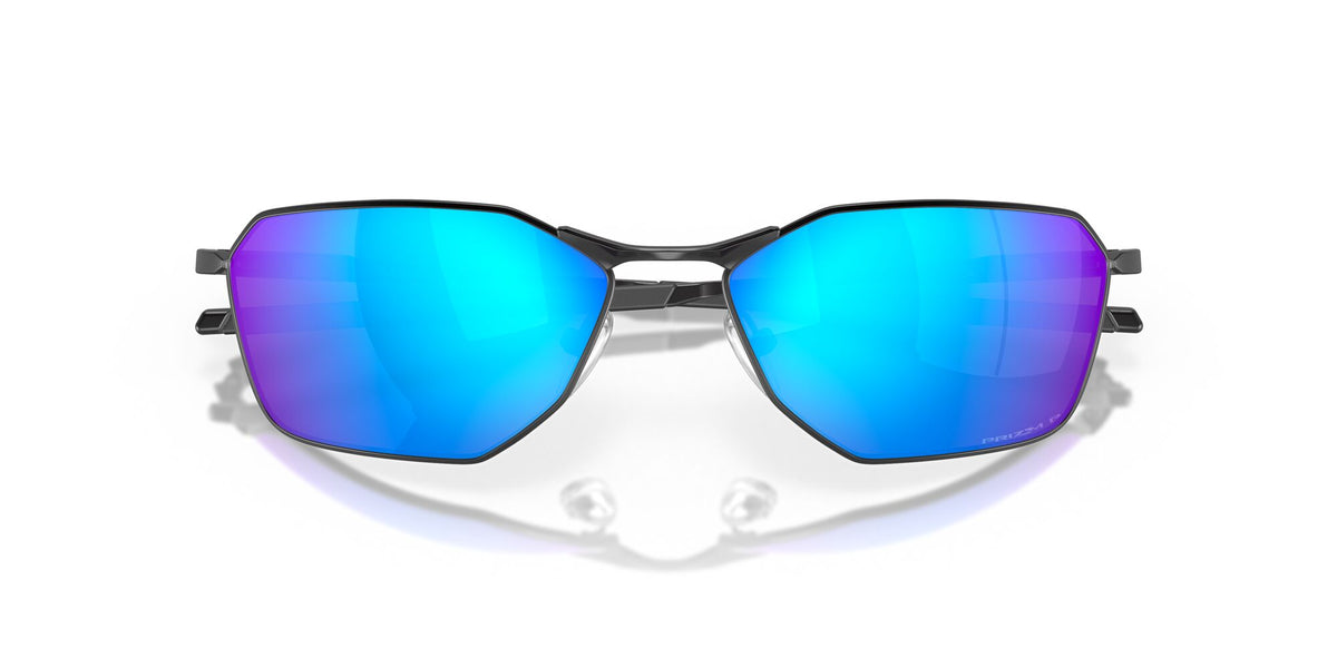 OO 6047 Oakley Savitar Satin Black / Prizm Sapphire Polarised 58 58