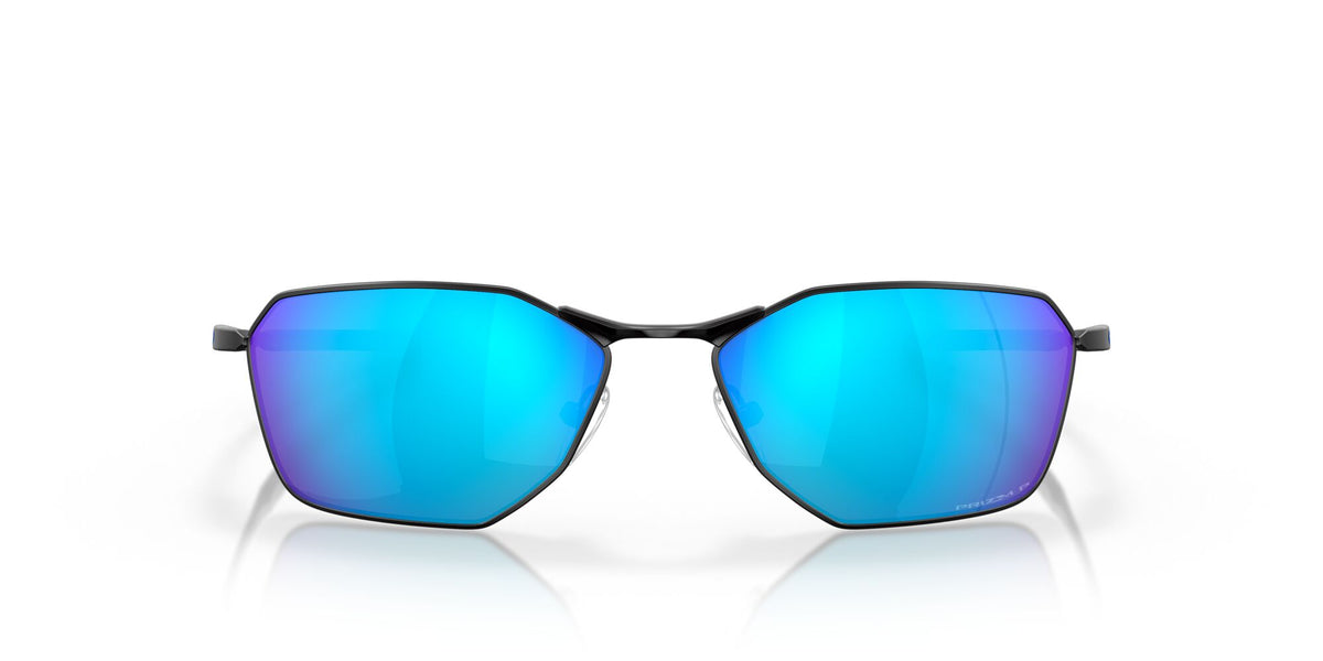 OO 6047 Oakley Savitar Satin Black / Prizm Sapphire Polarised 58 58