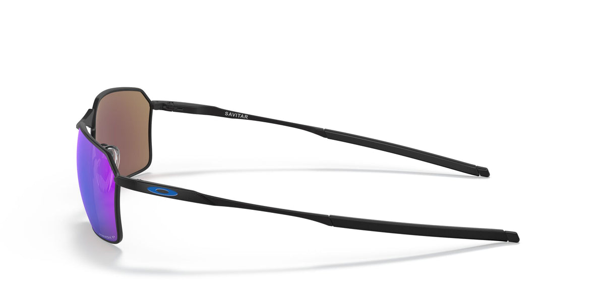 OO 6047 Oakley Savitar Satin Black / Prizm Sapphire Polarised 58 58
