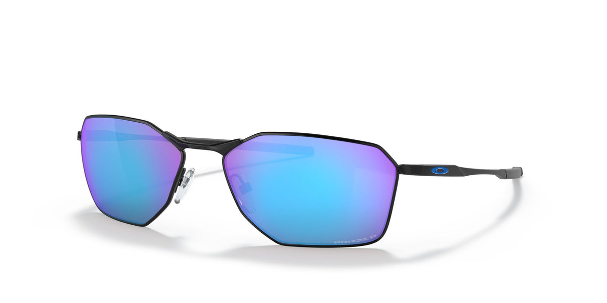 OO 6047 Oakley Savitar Satin Black / Prizm Sapphire Polarised 58 58