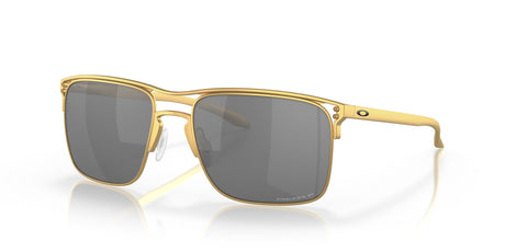 Oakley Holbrook Ti 0OO6048 604807 57 Satin Gold / Prizm Black Polarized 57 / Polycarbonate / Titanium / Titanium
