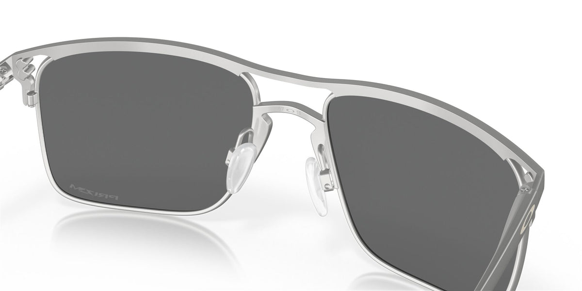Oakley Holbrook Ti 0OO6048 604801 57 Satin Chrome / Prizm Black 57 / Plastic / Titanium