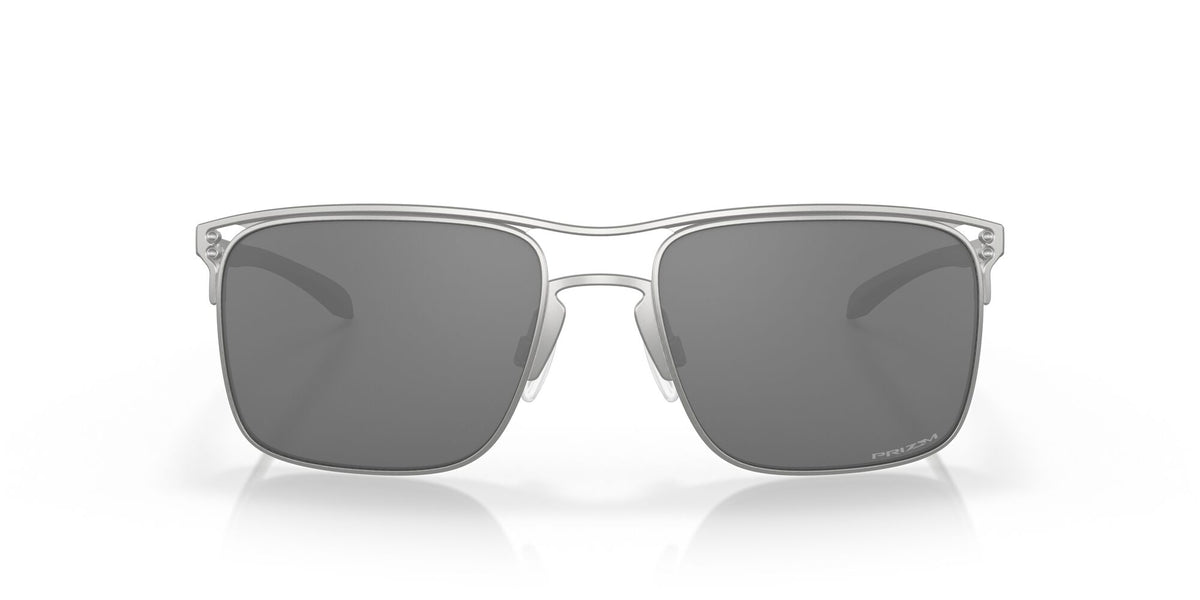 Oakley Holbrook Ti 0OO6048 604801 57 Satin Chrome / Prizm Black 57 / Plastic / Titanium