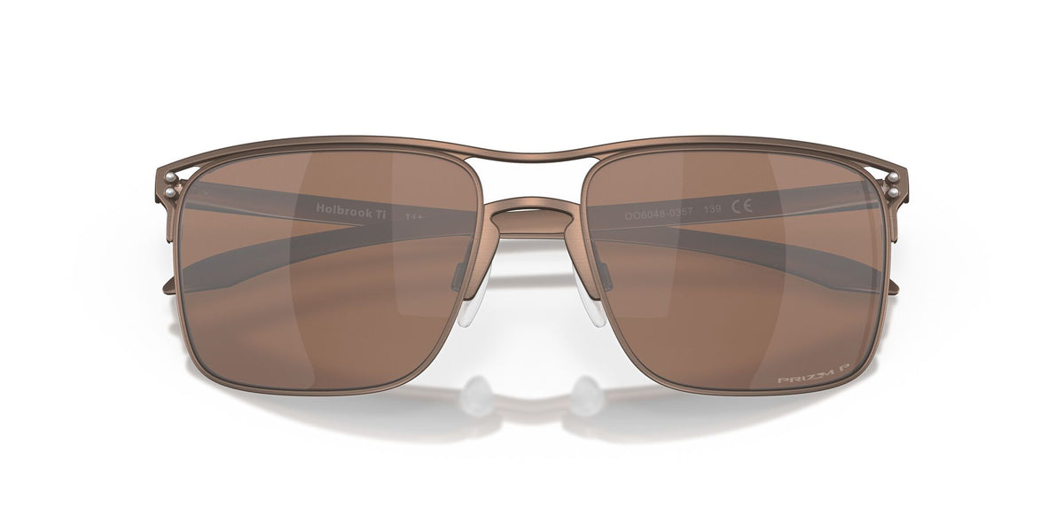 Oakley Holbrook Ti 0OO6048 604803 57 Satin Toast / Prizm Tungsten Polarized 57 / Plastic / Titanium