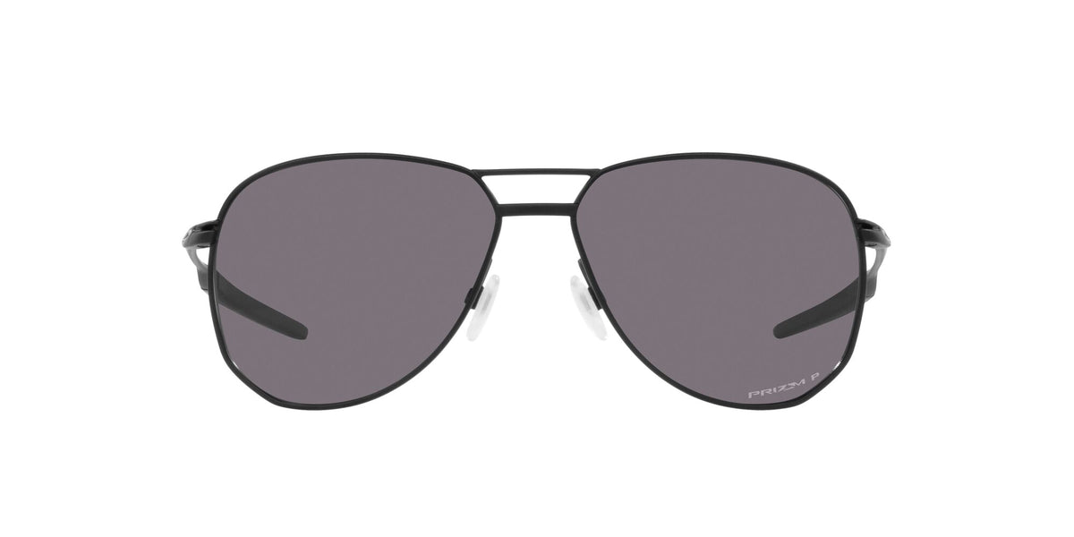 Oakley Contrail Ti 0OO6050 605001 57 Satin Black / Prizm Grey Polarized 57 / Plastic / Titanium
