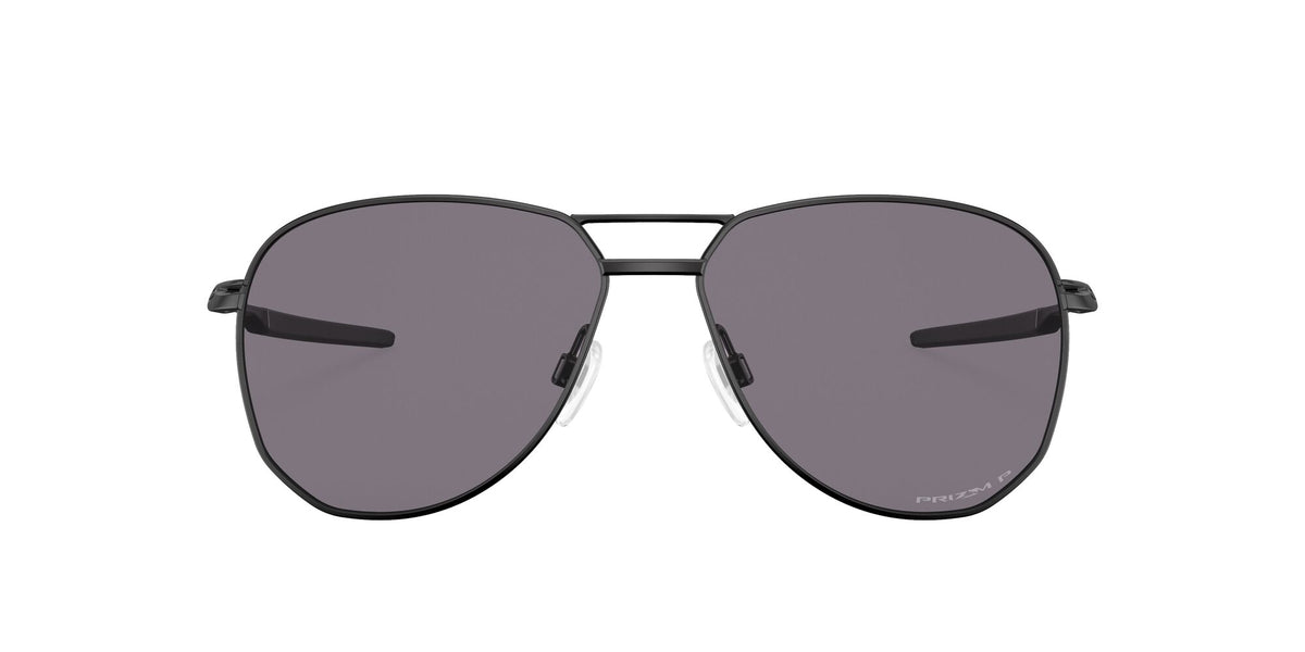 Oakley Contrail Ti 0OO6050 605001 57 Satin Black / Prizm Grey Polarized 57 / Plastic / Titanium