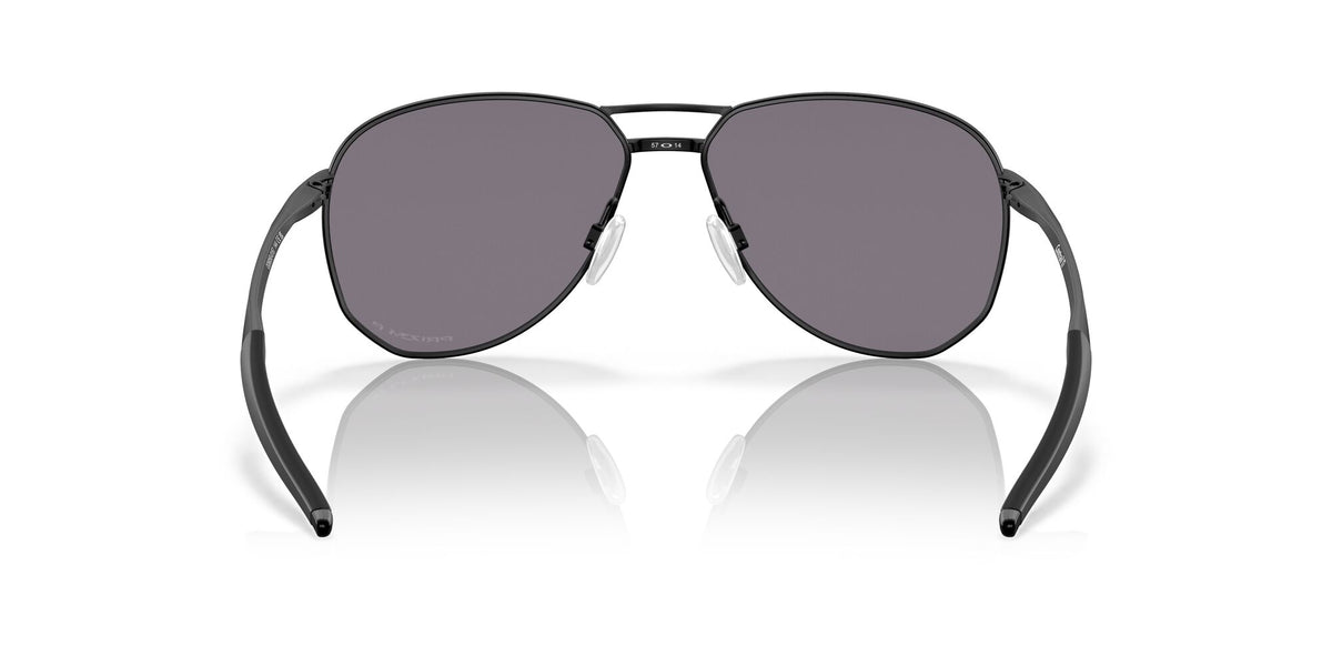 Oakley Contrail Ti 0OO6050 605001 57 Satin Black / Prizm Grey Polarized 57 / Plastic / Titanium