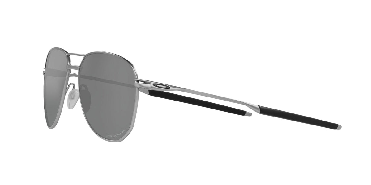 Oakley Contrail Ti 0OO6050 605003 57 Satin Chrome / Prizm Black Polarized 57 / Plastic / Titanium