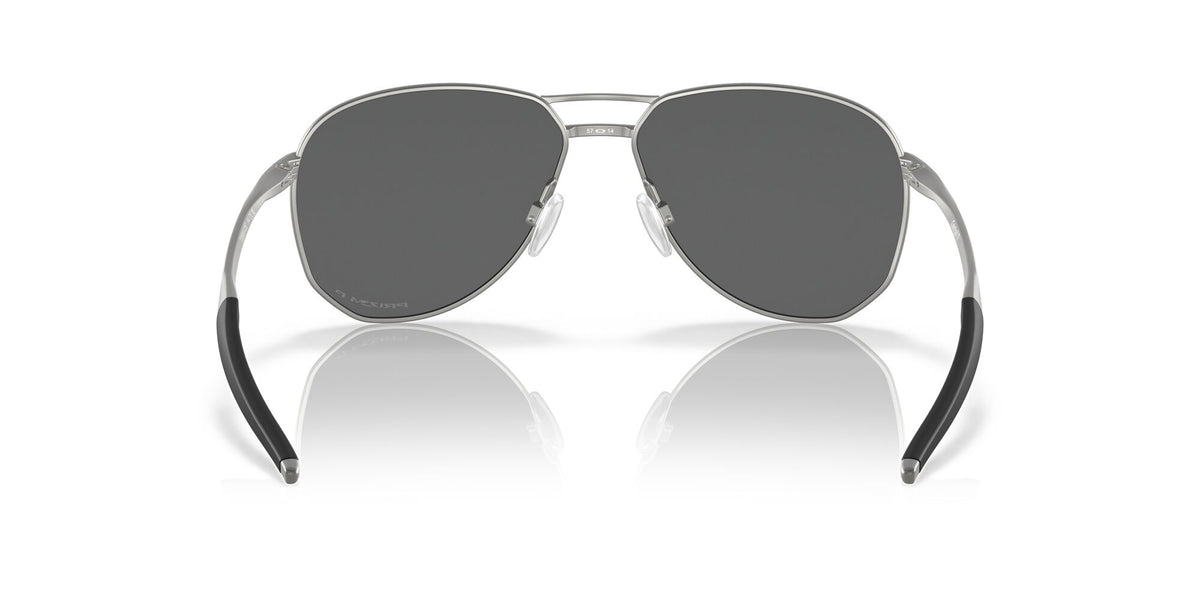 Oakley Contrail Ti 0OO6050 605003 57 Satin Chrome / Prizm Black Polarized 57 / Plastic / Titanium