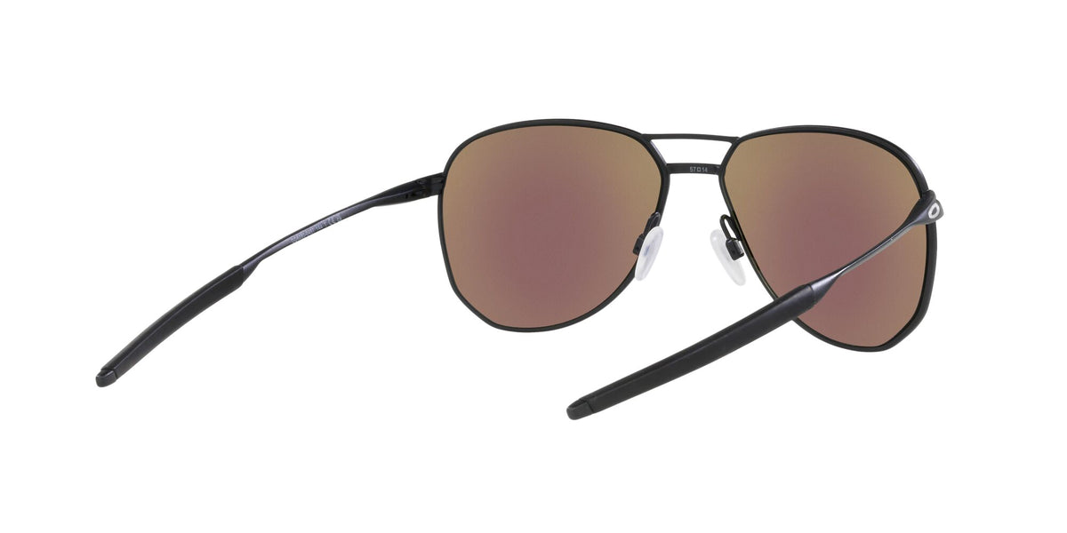 Oakley Contrail Ti 0OO6050 605004 57 Satin Light Steel / Prizm Sapphire Polarized 57 / Plastic / Titanium